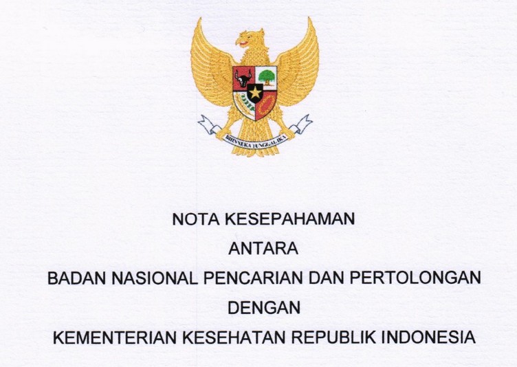 Nota Kesepahaman antara Kementerian Kesehatan dengan BASARNAS