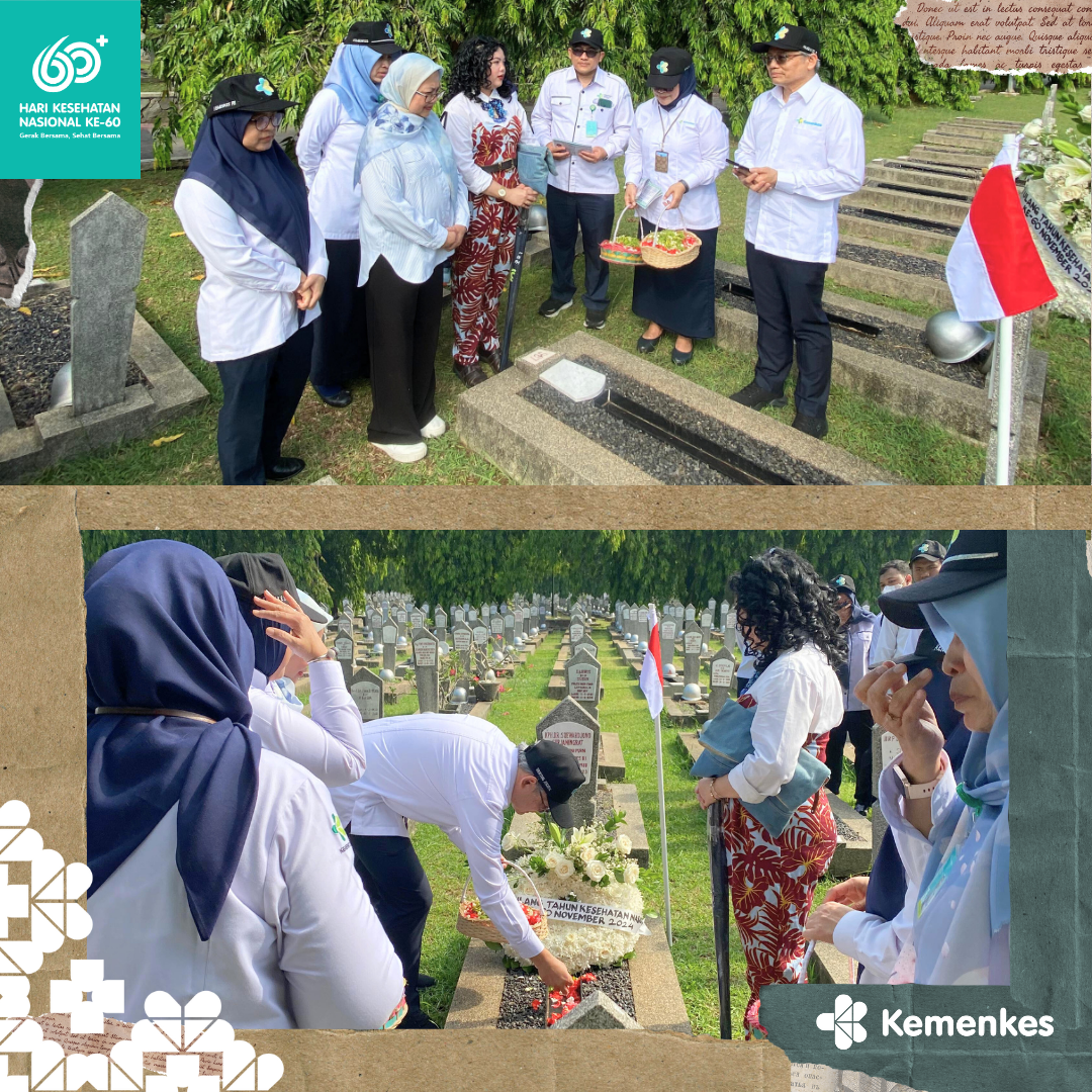 Sekretaris Jenderal Menghadiri Rangkaian Upacara Tabur Bunga dalam rangka HKN Ke-60 Tahun 2024