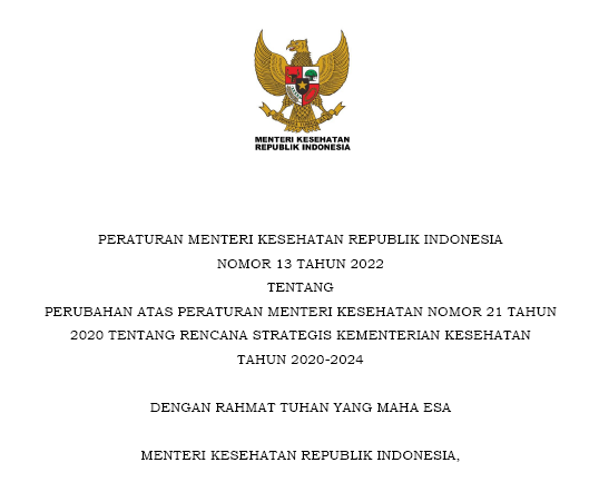 RENSTRA KEMENKES 2020-2024