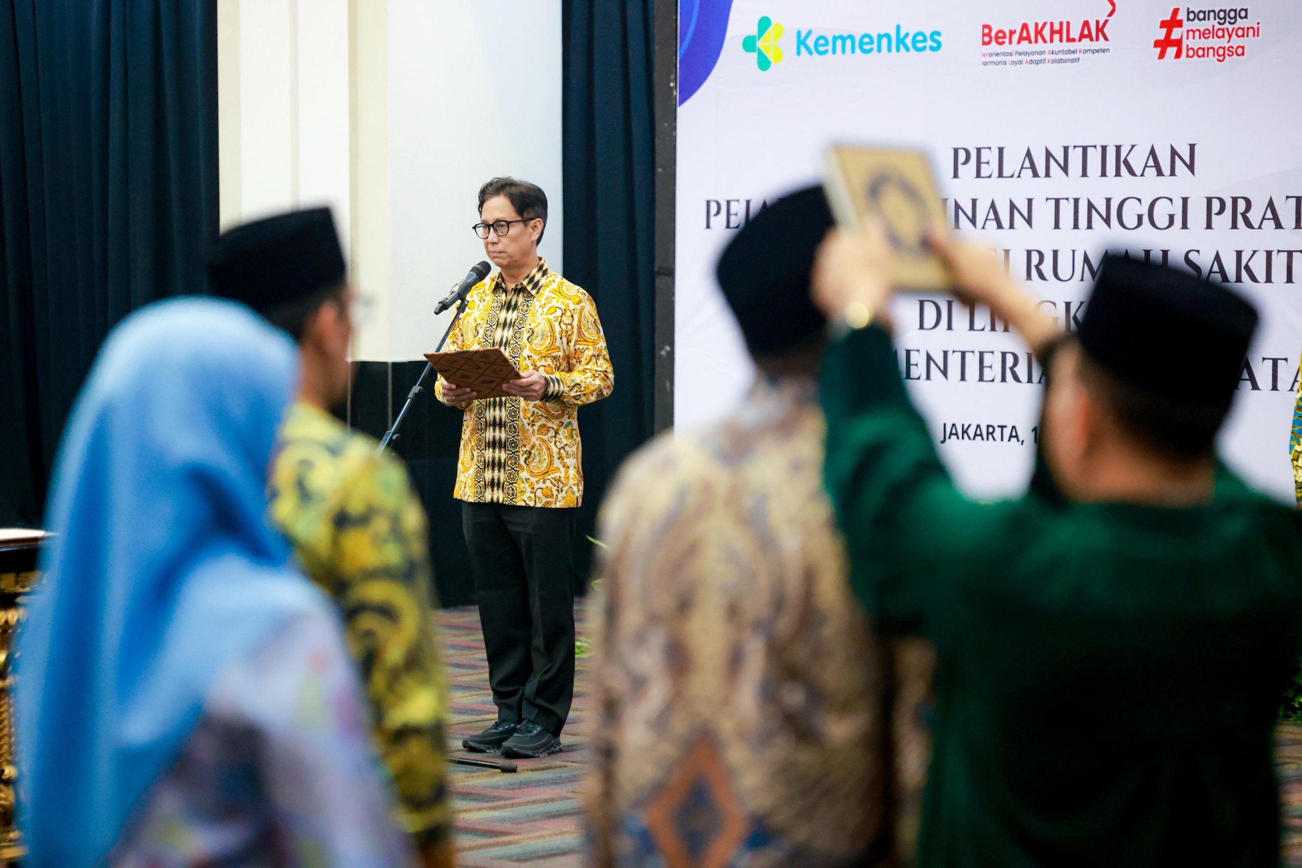 5 Pejabat Tinggi Pratama di Lingkungan Sekretariat Jenderal Dilantik Menteri Kesehatan