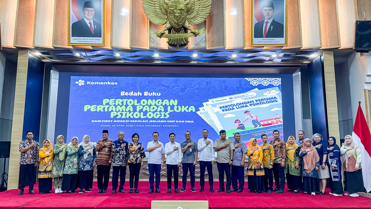 Bedah Buku Pertolongan Pertama pada Luka Psikologis Bagi First Aider Di Sekolah Jenjang SMP dan SMA