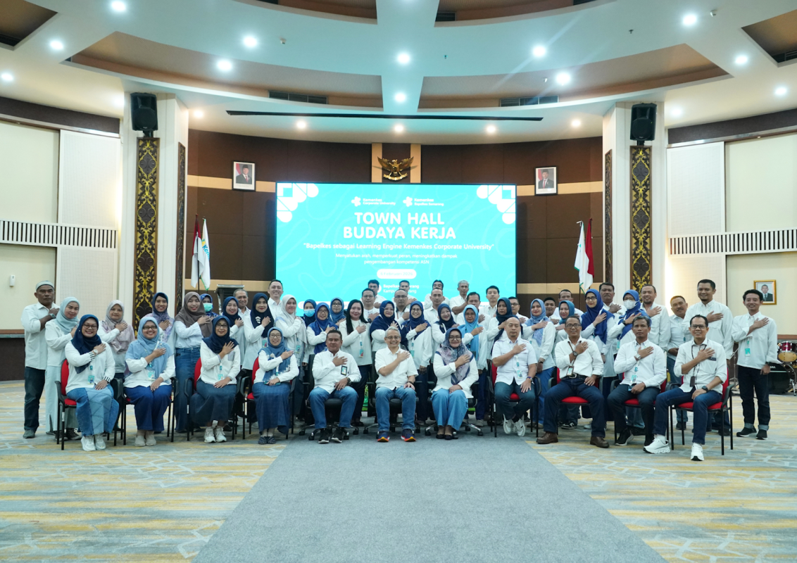 Townhall Budaya Kerja CorpU : Mengakselerasi Kinerja Menuju Pusat Keunggulan di Kampus Kemenkes Corporate University Balai Pelatihan Kesehatan Semarang