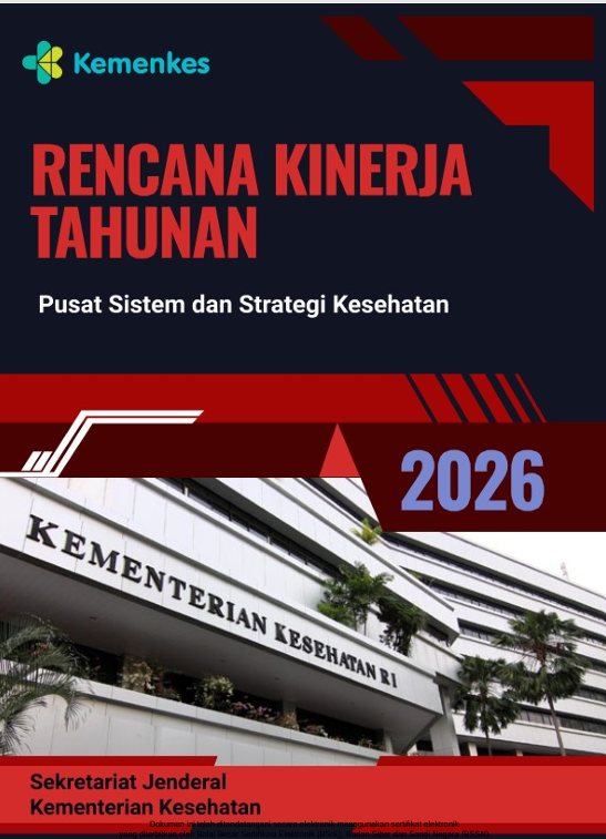 Rencana Kinerja Tahunan Pusat Sistem dan Strategi Kesehatan Tahun 2026